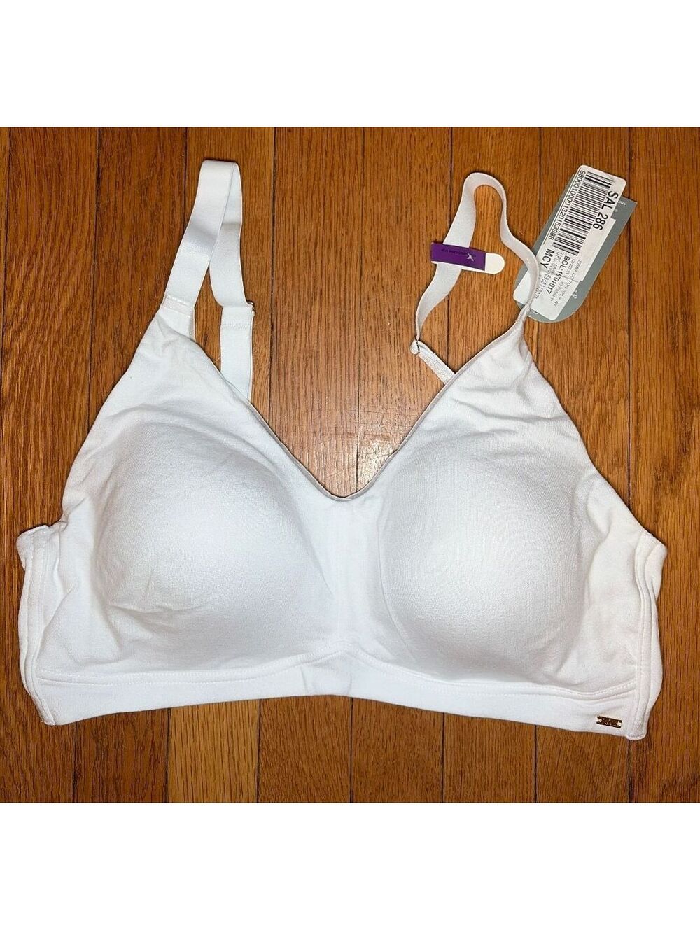 Bali White Wireless Bra 2XL Cool Comfort Full Coverage Foam Cup NWT